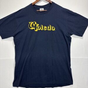 VTG‎ University of Toledo TShirt Size XL  Dark Blue Steve & Barrys